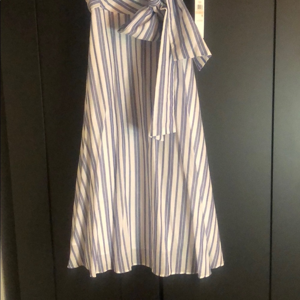 🎉🔥 HP!! NWT! Calvin Klein striped cotton dress size 2 - Picture 5 of 9